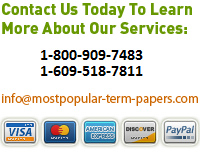 Contact Most Popular Term Papers